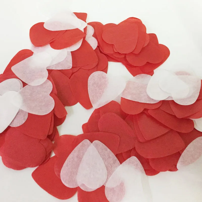 10000 шт 25 мм Цвета Круглая Звезда Сердце тканевая бумага Радуга Конфетти Свадьба