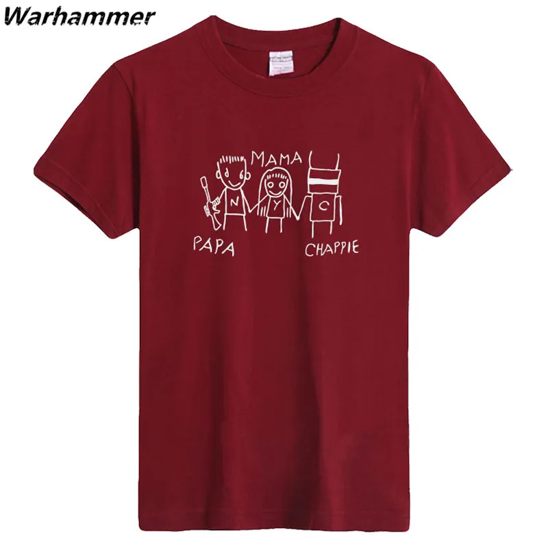 Warhammer Мужская футболка восхитительная чаппи флок с принтом летняя коротким