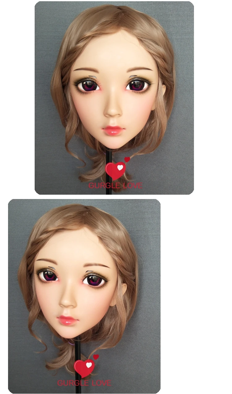 (NEW-88) Female Male Mask Realistic Silicone Masks Halloween Party BJD Babydoll Crossdress Japan Kigurumi Anime Cosplay | Тематическая