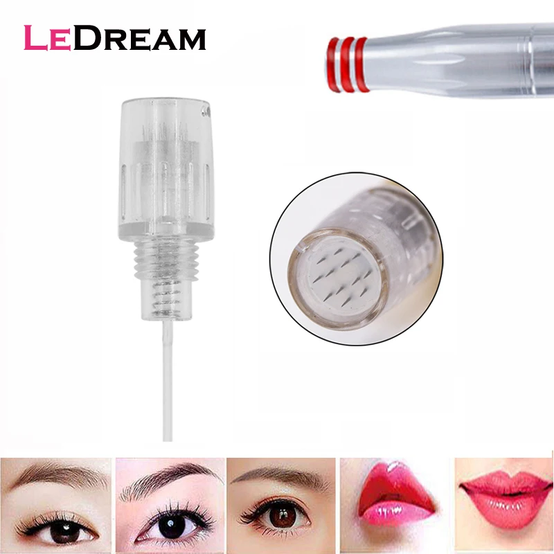 

10pcs/lot 8mm Screw Micro Nano 12 Pin Derma Needles Cartridge Coupling For Microneedle Derma Machine Pen Tip Nutrition Input