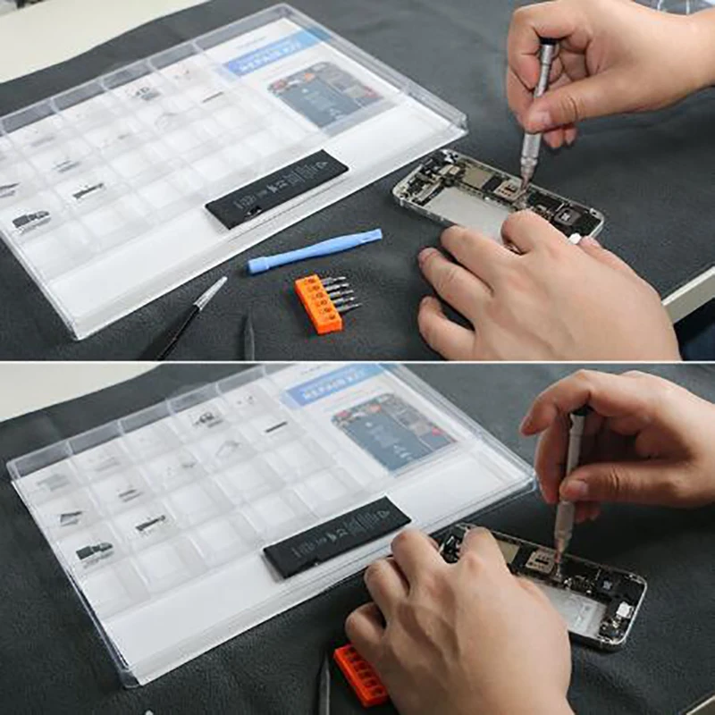 Anti Static Project Tray Storage Sort Organize Screws Parts Screwdriver Set Pry Opening Tool Smartphone Repair Tools Kit | Инструменты