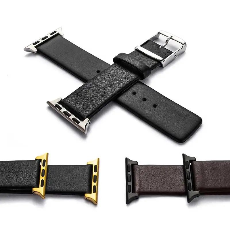 Ремешок для часов из натуральной кожи с металлической пряжкой Apple Watch 38|Ремешки