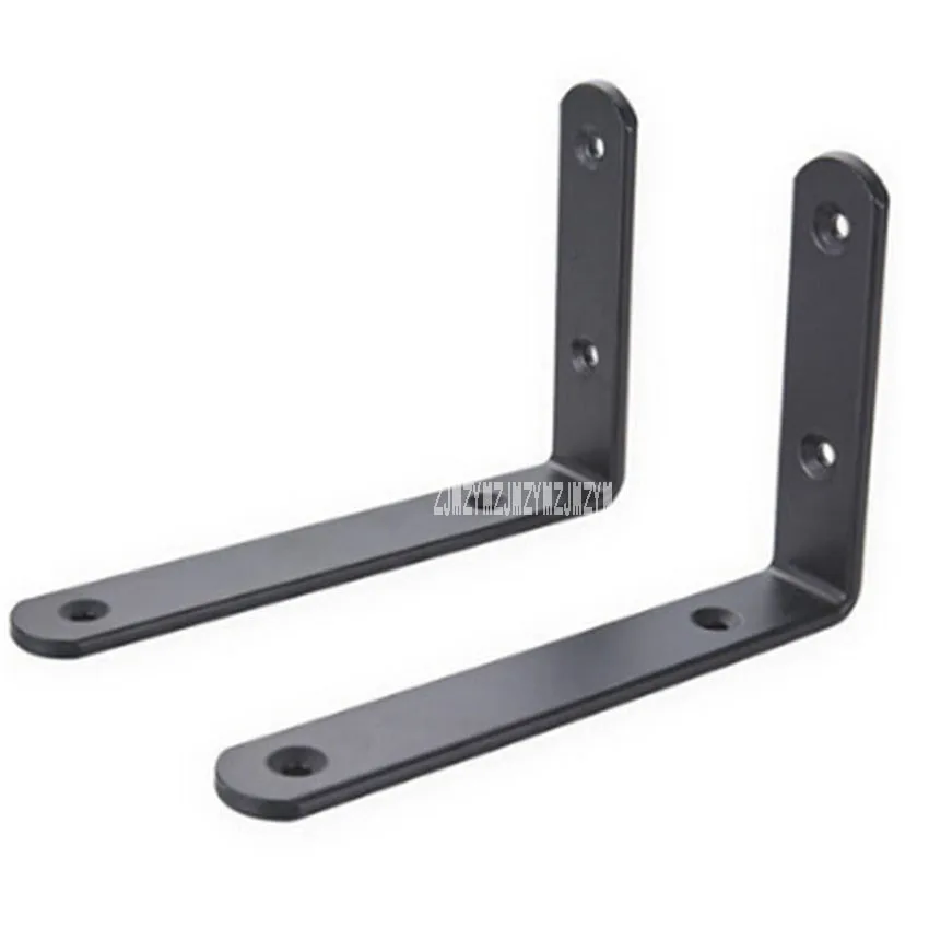 2 шт./лот Новинка Треугольный Кронштейн настенная полка под углом L типа железная