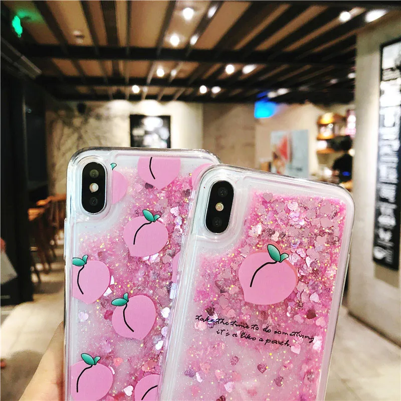 Блестящая блестящая задняя крышка для iPhone 6, 6 S, 7, чехол для iPhone 7, 7 plus, 8 plus, X, 6 Plus, чехол