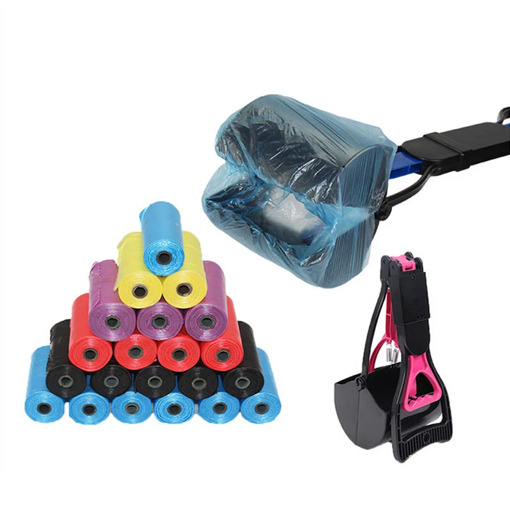 

Lengthened Handle Pet Dog Pooper Scooper Jaw Poop Cleaner Waste Litter Bag Holder Shit Clean Pet Supplies Shovel for Dogs Cats