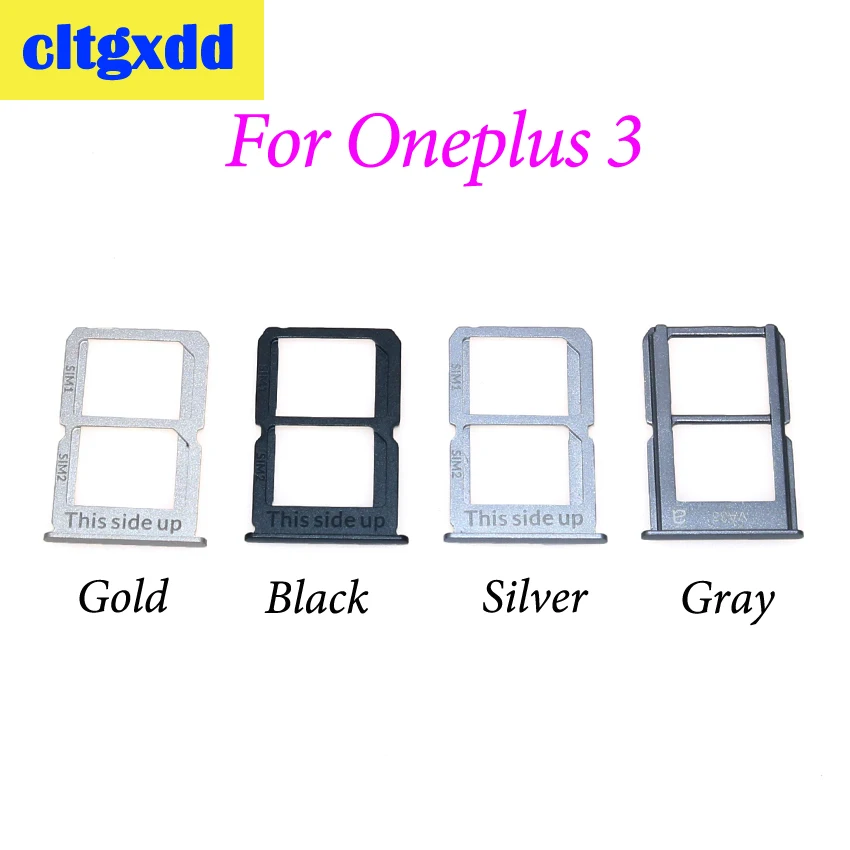Cltgxdd 1 шт. гнездо для SIM карты Oneplus 2 3 5 X лоток держатель Слот Часть смартфона