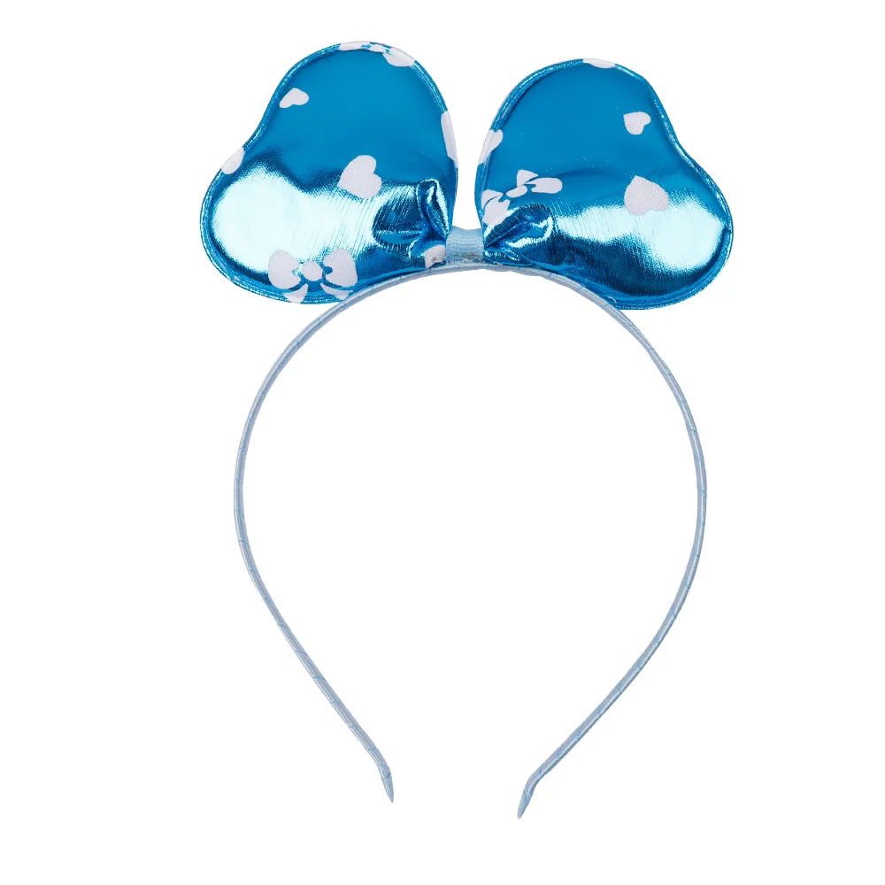 2 шт./лот мягкая кожаная повязка для волос с принтом русалки рыбьей чешуи уши