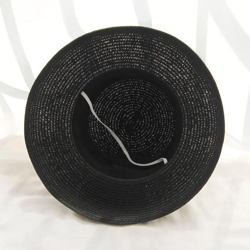 

MATTYDOLIE Light Board Solid Color Straw Hat Summer Sunscreen Wide-brimmed Bell-shaped Visor Holiday Beach Ladies Men's Sun Hat