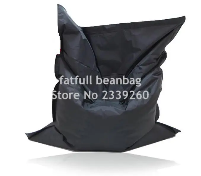 Cover only No Filler - dark grey fatball lazy boy beanbag chair with waterproof polyester never tear bean bag sleeping | Мебель