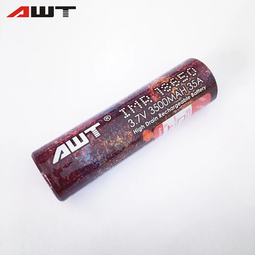 AWT 18650 батарея 35A 3500mAh литий ионная аккумуляторная для Vape фонарик инструменты|battery