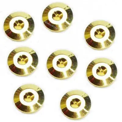 8 шт. золотыми дисками аудио шишки AMP Динамик шипы Подставки База|base|base standbase speaker |
