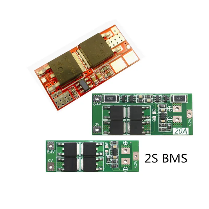 Защитная плата BMS 2S 10A/20A для литий ионного аккумулятора 3 6 В 7 в|Аксессуары батарей|