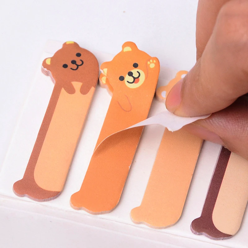 Kawaii Скрапбукинг животные блокнот Наклейки Sticky Notes школьные канцелярские принадлежности блокнот Papeleria Новое поступление