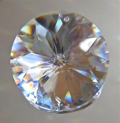 Бесплатная доставка 45 мм прозрачный кристалл Призма диск чистый витраж фэн шуй в