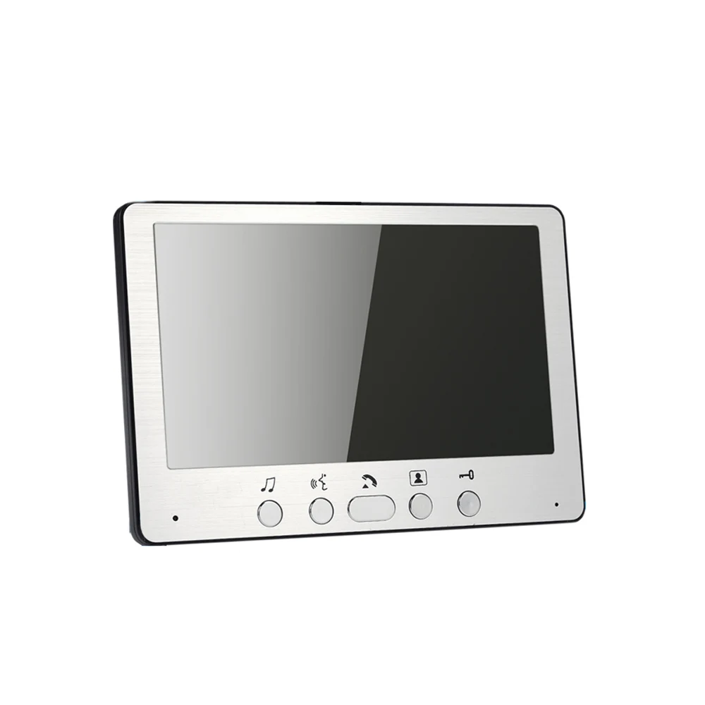 7 дюймов Проводная видеодомофон дверной звонок Камера монитор Системы с
