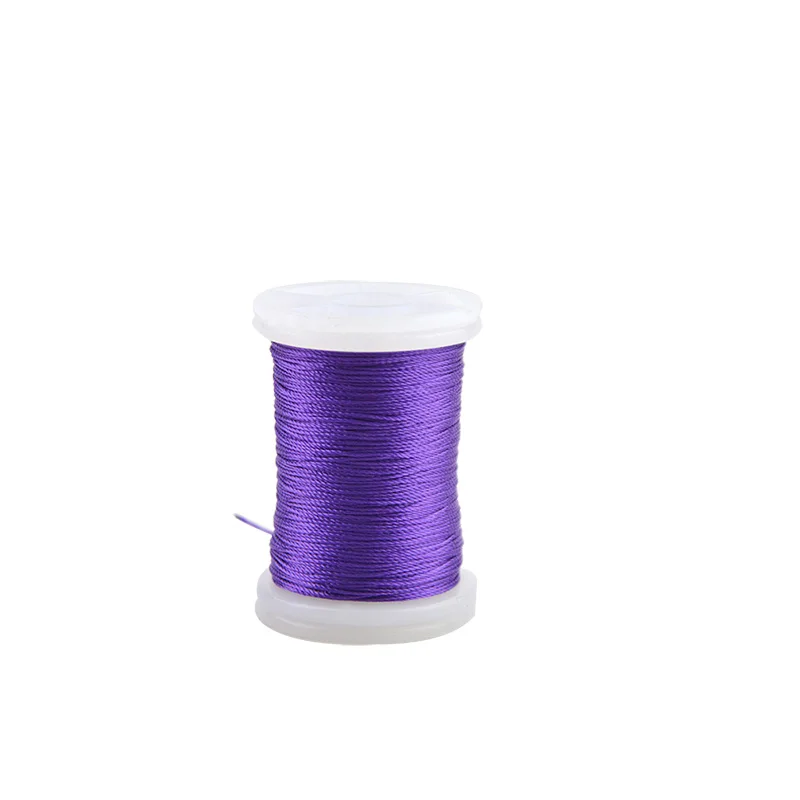 Purple 2 шт., 120 м/рулон, для стрельбы из лука, Подпорная нить, шнур, защита для лука, нить для стрельбы, аксессуары для практики - Цвет: Purple