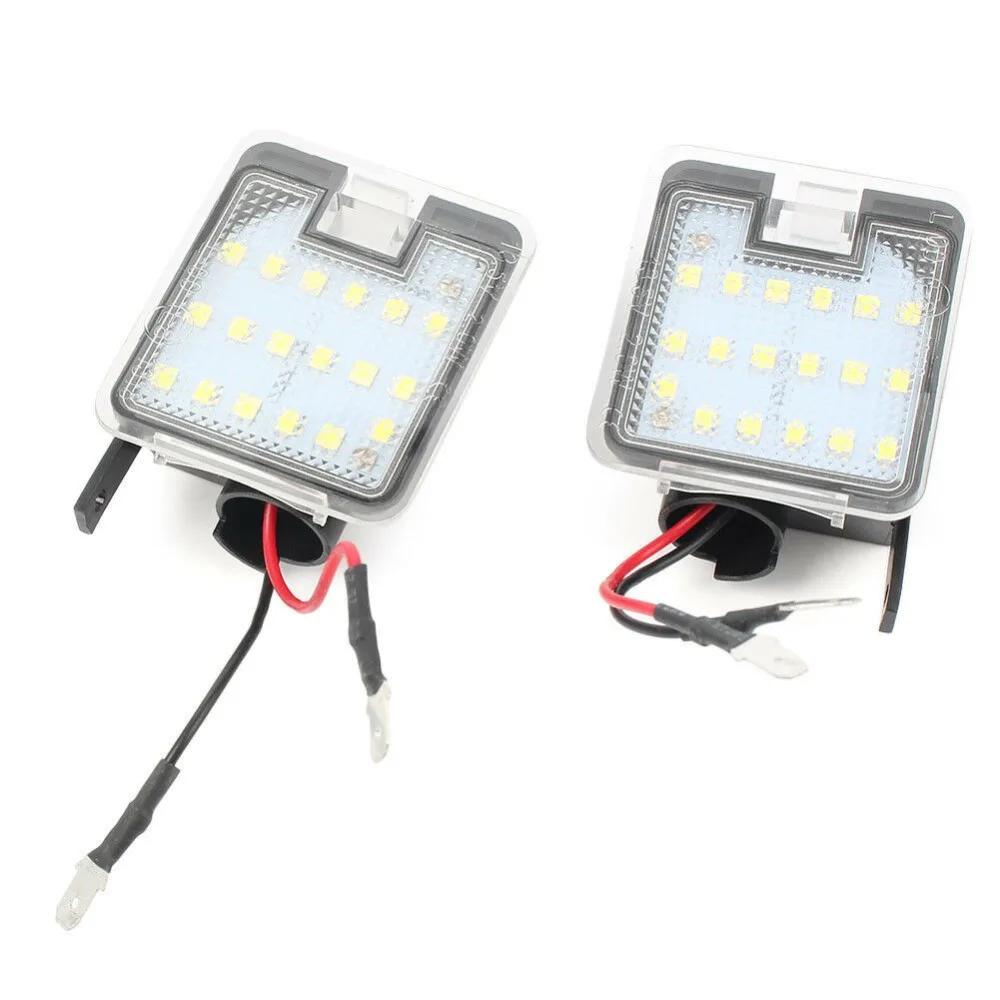 2 шт. супер яркое светодиодное боковое зеркало лужа Светодиодная лампа под