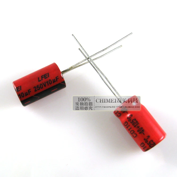 Electrolytic capacitor 250V 10UF Volume 10X16MM Capacitor 10 * 16 mm | Электронные компоненты и принадлежности