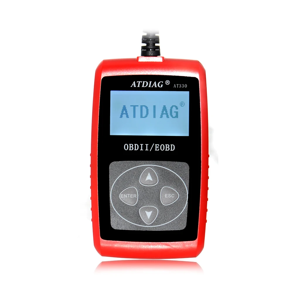 2018 Новое поступление ATDIAG AT330 OBD/EOBD считыватель кодов ошибок двигателя Диагностика
