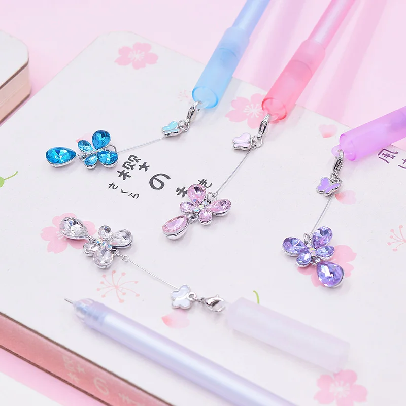 1 шт. милые ручки-бабочки новинка гелевые кавайные ручки нейтральные с кроликом