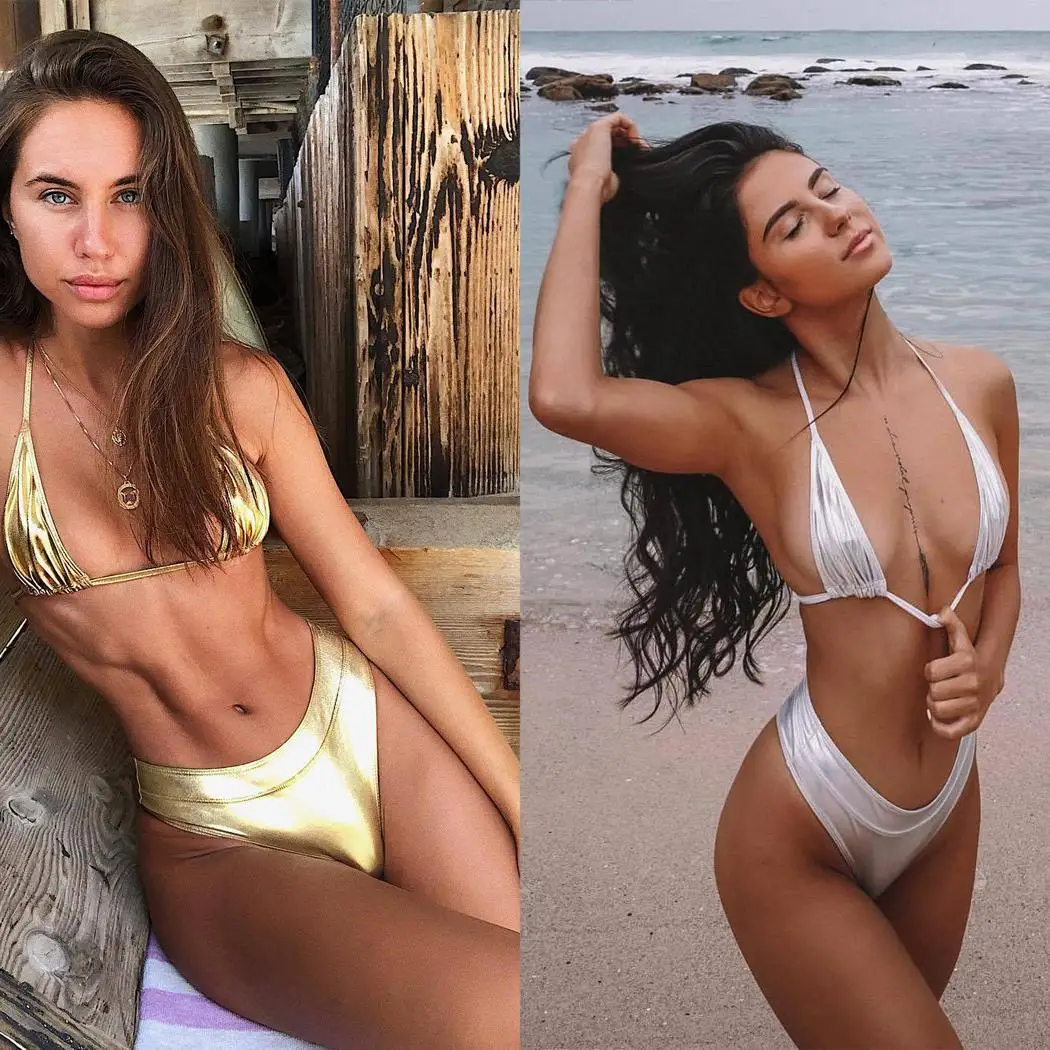 Женский модный однотонный бюстгальтер пуш-ап яркий сексуальный бикини без