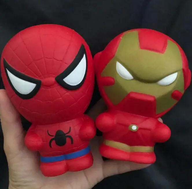 2018 новая супергеройская медленно растущая мягкая игрушка Squishy Jumbo для снятия стресса у детей с доставкой.