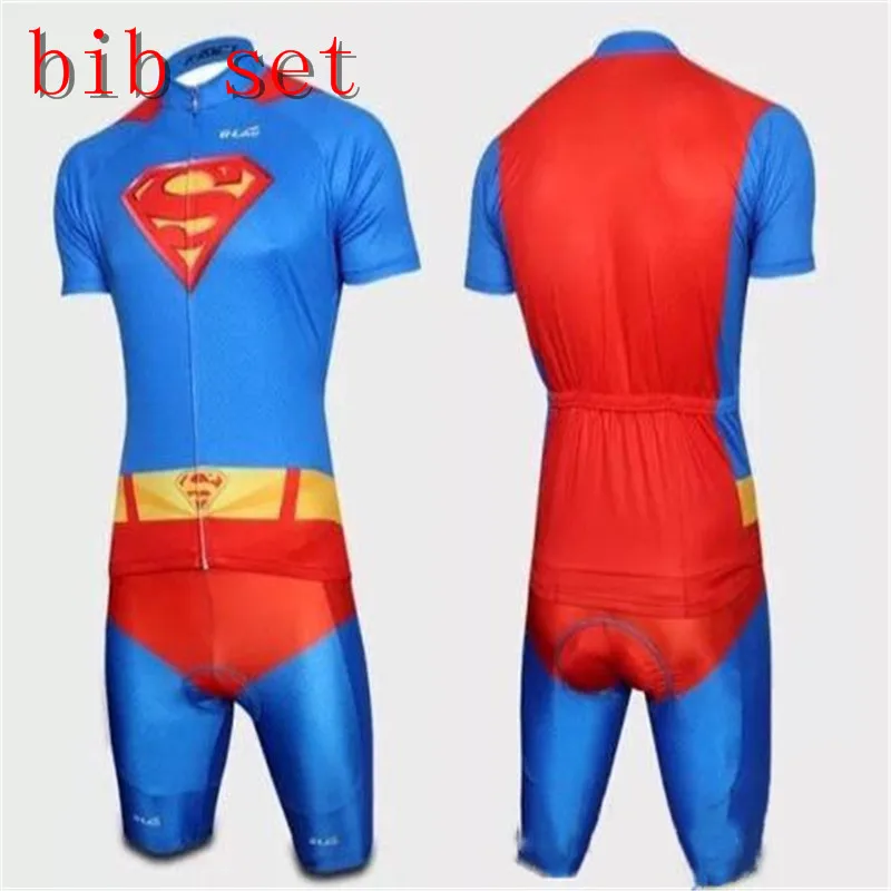 bib suit Крутая Мужская одежда для велоспорта с супергероями, Железным человеком, Бэтменом, Суперменом, капитаном Америка, человеком-пауком, одежда для велоспорта, комплект одежды для велоспорта - Цвет: bib suit