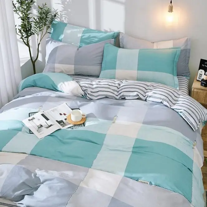 Home Textile Combed Cotton Four-piece Bed Sheet Quilt Cover | Дом и сад