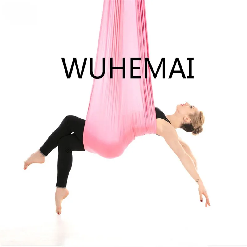 Wuhemai, 10 метров, гамак для йоги, качели, ткань, Воздушная тяга, полет, анти-Гравитация, длина, Кастомизация, Йога, пояс для зала йоги