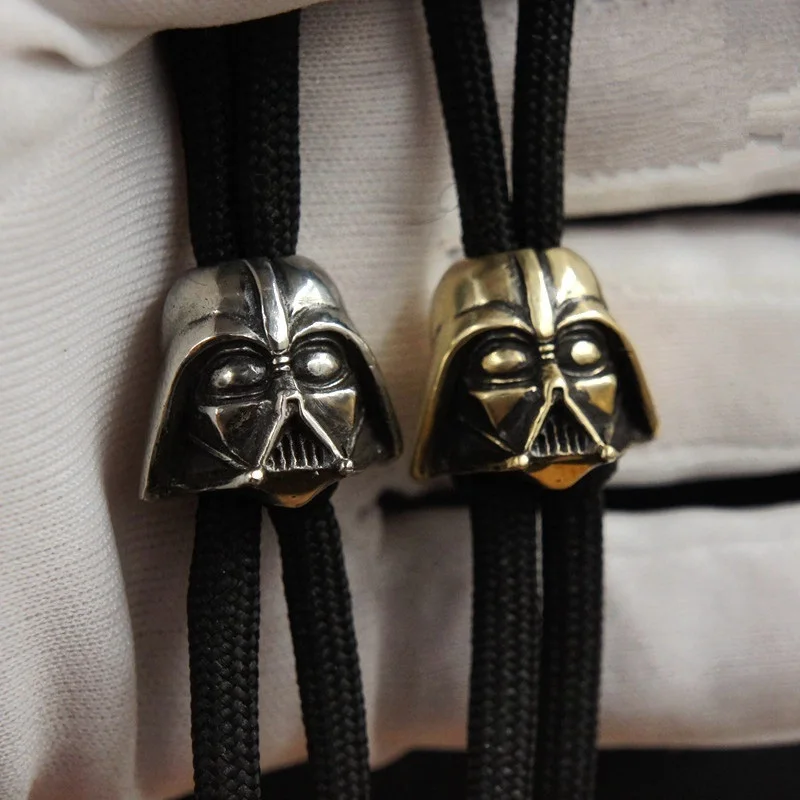 EDC черный солдат нож для шлема бусы латунный подвесной зонт веревка подвеска DIY