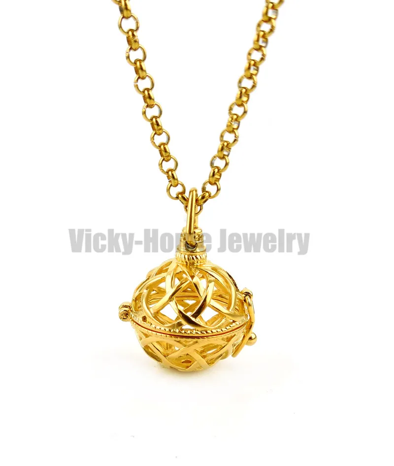 Круглая нержавеющая сталь 316L стальная клетка незаменимый женский медальон для