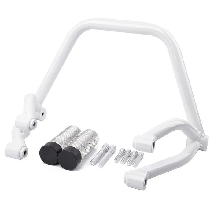 White Сталь трюк Subcage Sub-клетка задний пассажирский Пег протектор для Yamaha MT ФЗ 09 Tracer MT-09 FZ-09 MT09 FZ09 - Цвет: White