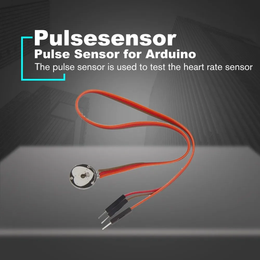 Pulsesensor Heart Rate Beat Pulse Sensor Module Amplifier for Arduino Raspberry Pi Open Source with Cable Electronic DIY Tool |