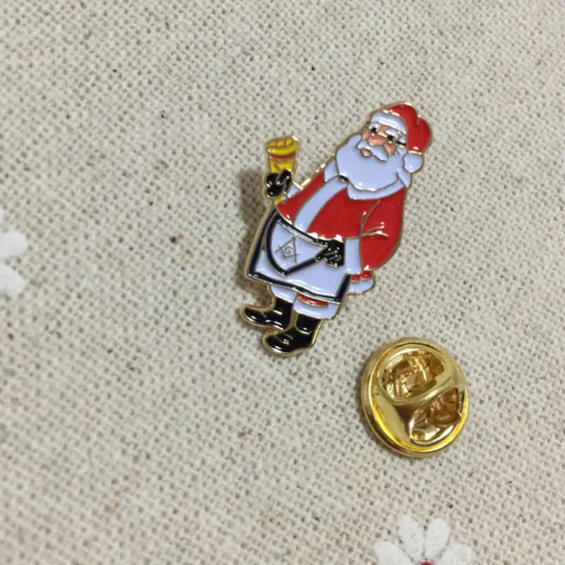 100pcs wholesale masonic Past Master Mason Apron Lapel Pin badge free masons xmas men enamel brooch metal craft | Дом и сад