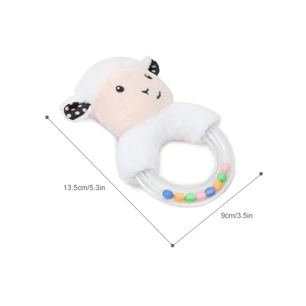 

Cute Baby Rattle Toys Rabbit Plush Baby Cartoon Bracelet Toys For Baby 0-12 Months Educational Baby Rattle Toy Cartoon Hand Bell