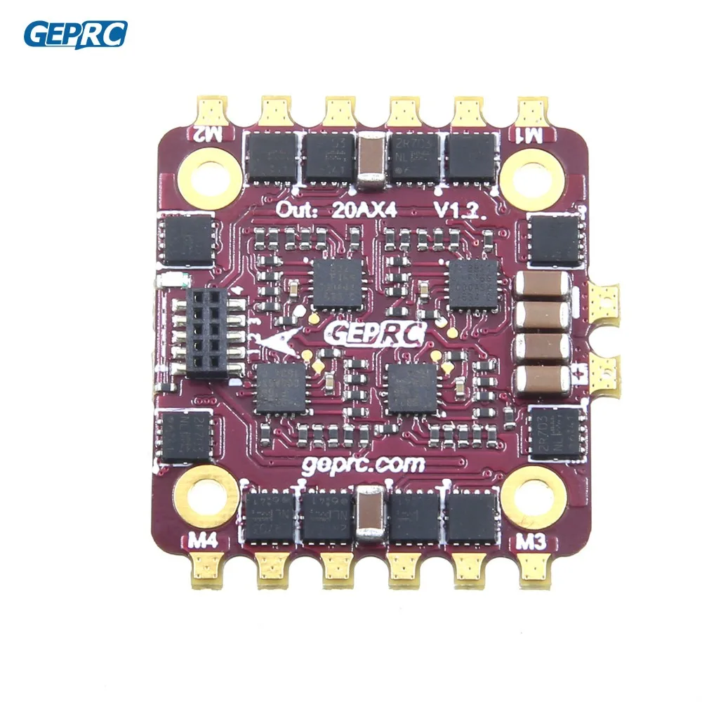 GEPRC стабильная F4 Mini Fly Tower Полетный контроллер Betaflight + 12A/20A BLHELI-S 4 в 1 ESC 48CH 200mW VTX для FPV