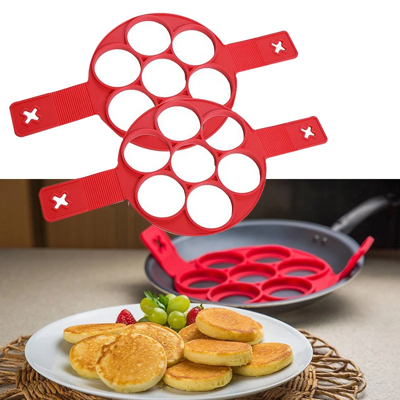 Новые Силиконовые Омлет Плесень Блин формы Яичница в форме идеальный блины