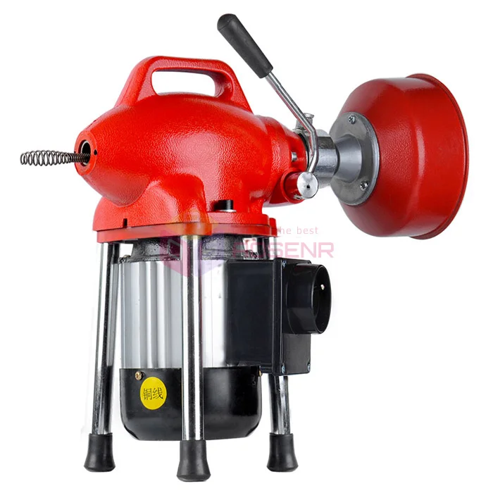 220V Профессиональный 3/4 '' 4''Dia секционные 99ft для чистки труб машина очистки