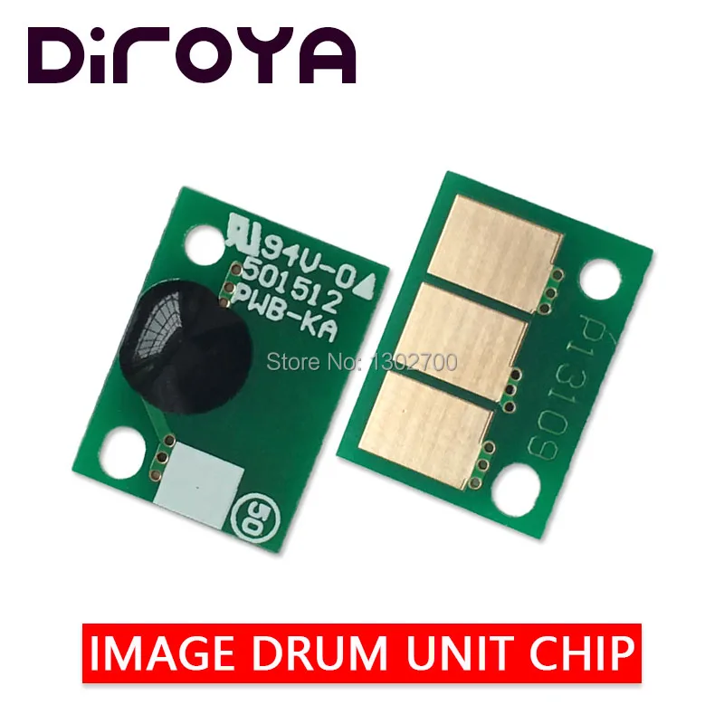 10 шт. DR312 DR 312 чип барабанного блока для Konica Minolta Bizhub 227 287 367 7528 черный лазерный
