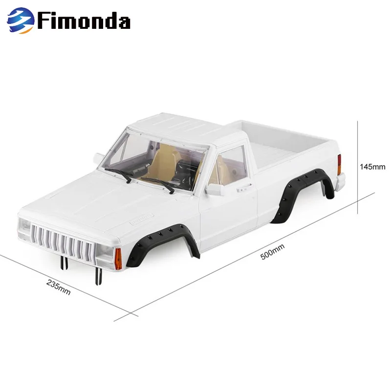 Fimonda 313 мм Колесная база жесткий пластик Cherokee корпус для 1/10 RC Гусеничный