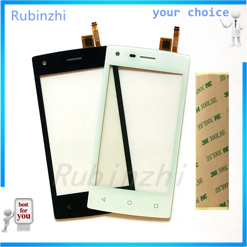 Сенсорное стекло RUBINZHI с дигитайзером для телефона сенсорным экраном Tele2 Mini V1.1