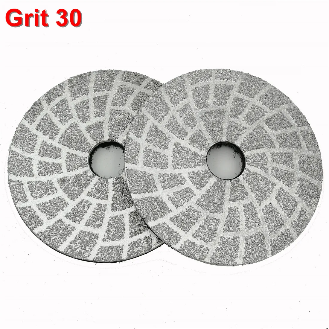 DIATOOL 2pcs #30 4&quot Vacuum Brazed Diamond Grinding Disc Diameter 100mm Shaping Or Beveling Smoothing Rough Surfaces | Инструменты