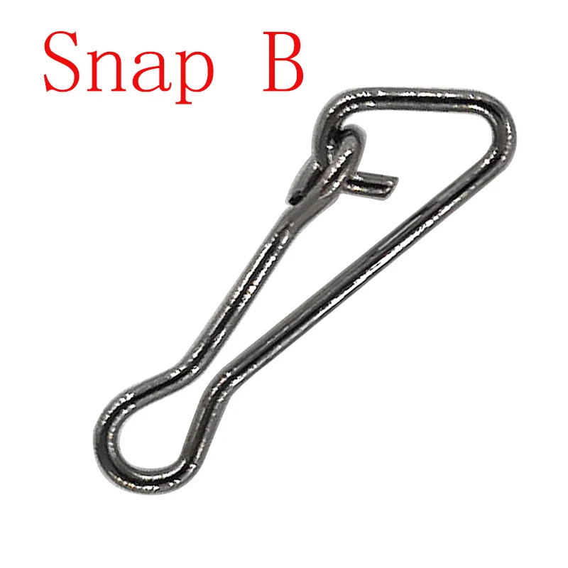Snap B 1000 шт./лот, нержавеющая сталь, безопасные снасти, рыболовные принадлежности, снасти для коннектора, кренкбейт, джиг, плавающая приманка, попер, гольян, катушка; приманка - Цвет: Snap B