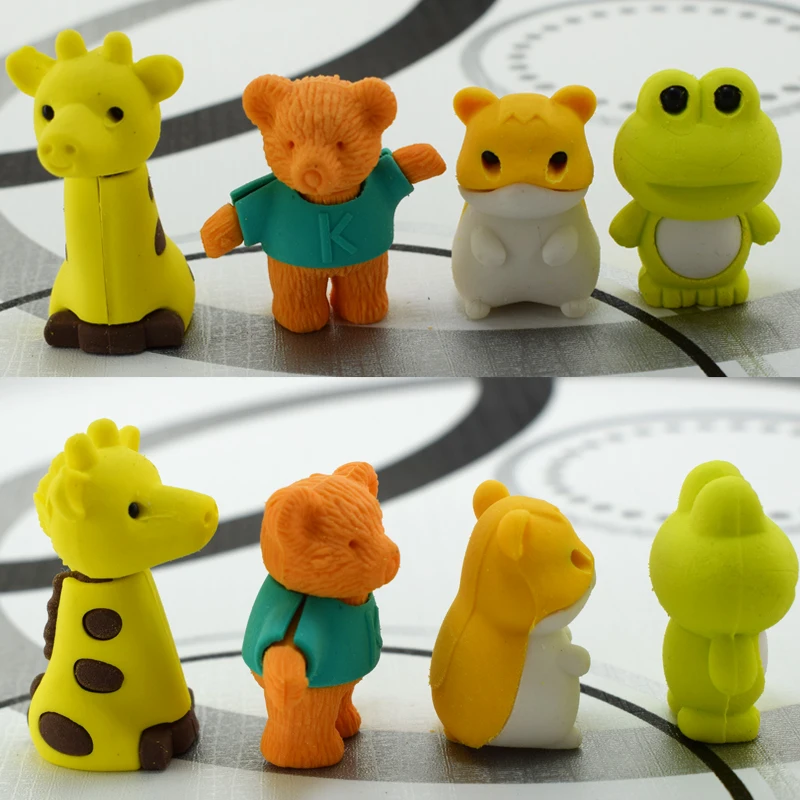 Животные мультфильм семейный набор для детей подарок канцелярские