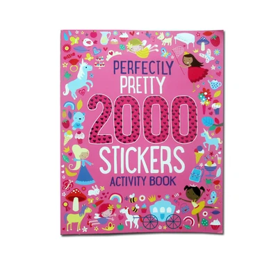 2000 наклейки на английском языке для детей и детей/27*24 см Животные/Принцесса/Ферма/наклейки для мальчиков и девочек Подарки Игрушки - Цвет: pretty