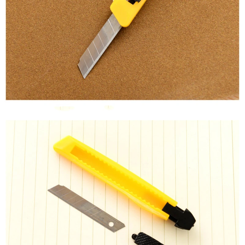 1 шт. коробка резак студенты нож с отламывающимся выдвижной лезвие бритвы цвет