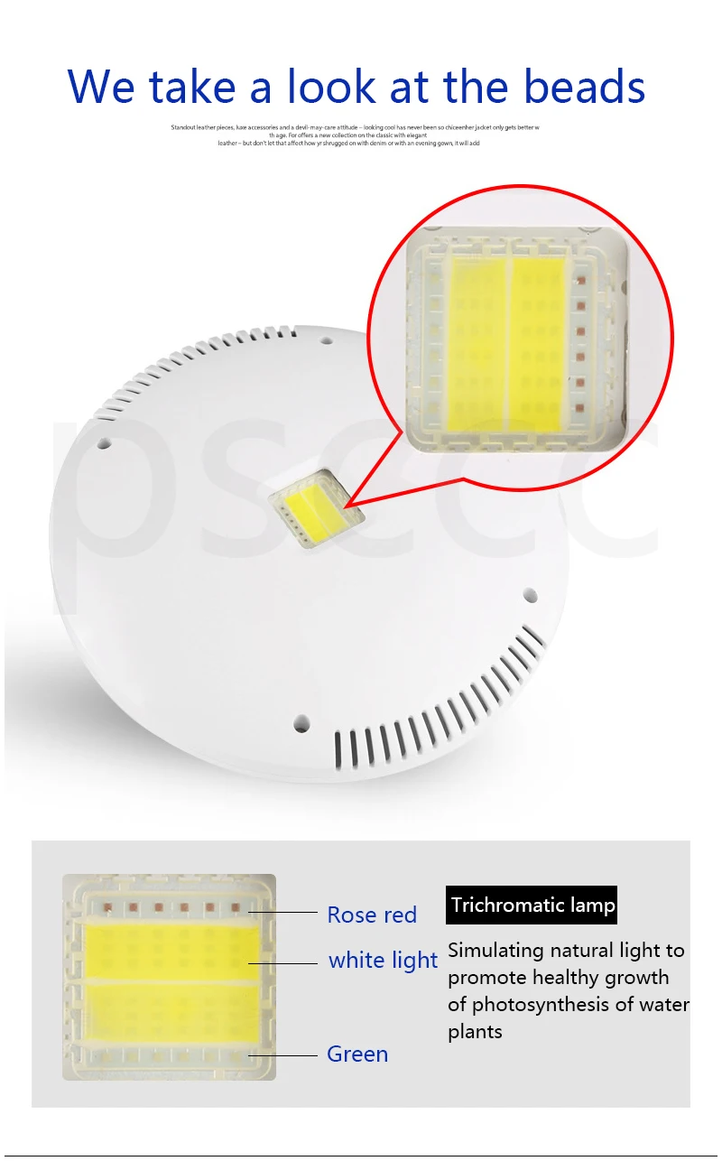 SUNSUN ADT-50C полноспектральный светильник для аквариума, светодиодный светильник для аквариума. Светильник, меняющий цвет, регулируемый светильник