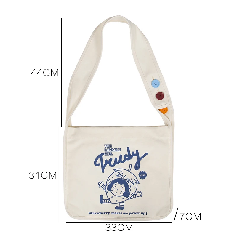 Youda модная мультяшная печать оригинальная женская на плечо Холщовая Сумка