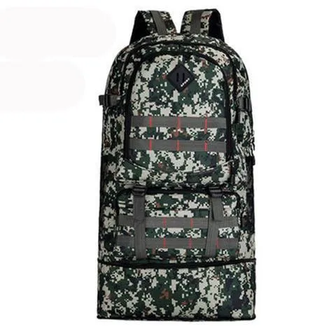 80L Man Large Capacity travel backpack Tactical Military Backpacks Packet Assault Outdoor Hiking Bags Camping Mountaineering Bag | Багаж и