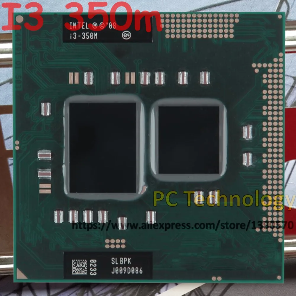 Оригинальный ноутбук с процессором Intel Core I3 350m Socket G1 CPU 3M Cache/2 26 ГГц/двухъядерный